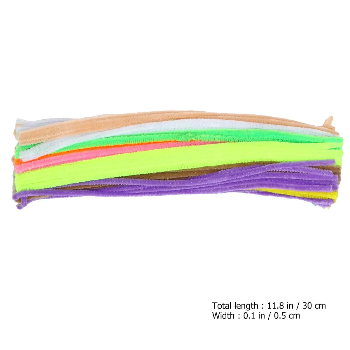 1Set Handmade Craft Materials Kit for Kids Colorful Wool Bendable Sticks DIY Art Projects Kindergarten Creative Activity