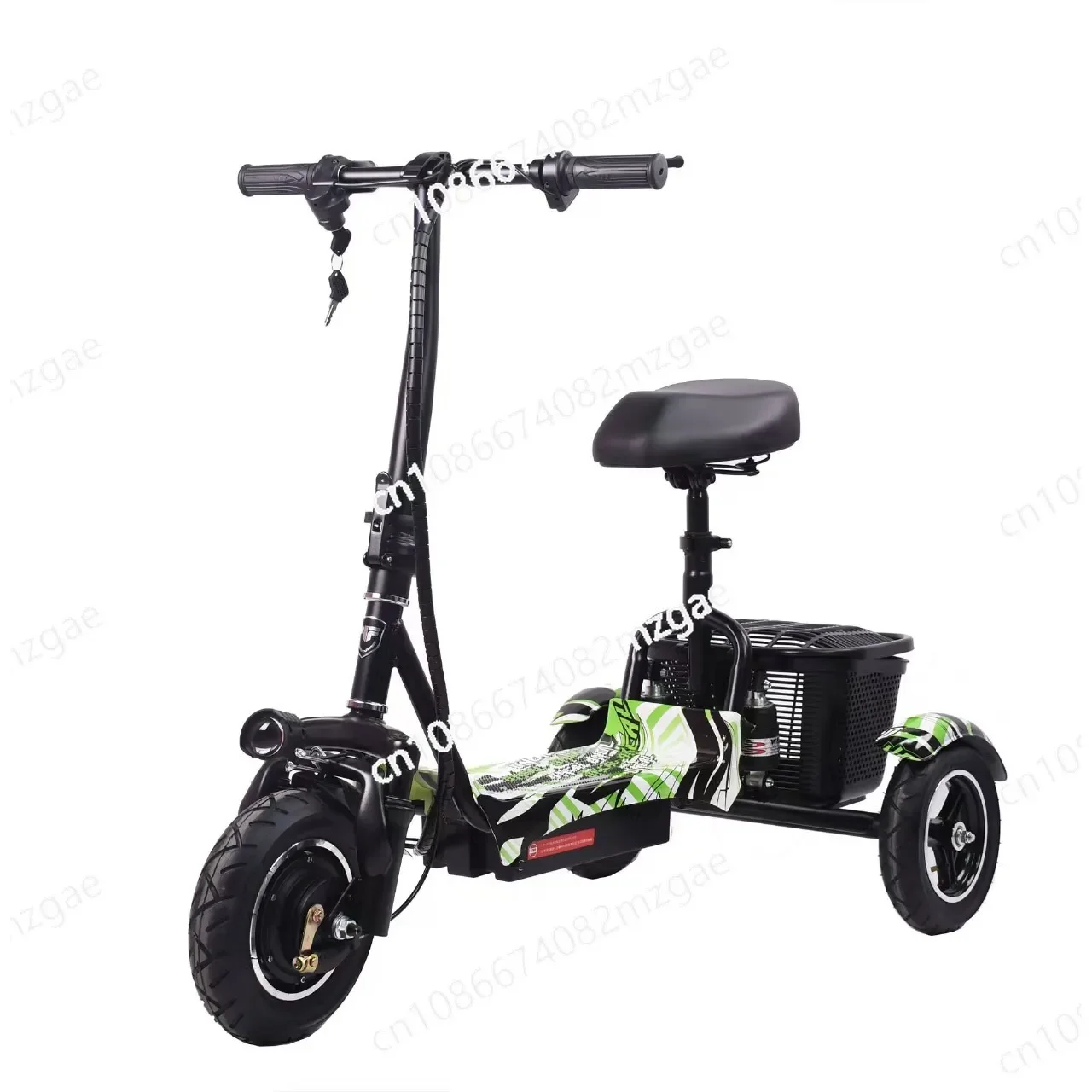 

Foldable lithium battery adult electric battery tricycle elderly leisure mini scooter