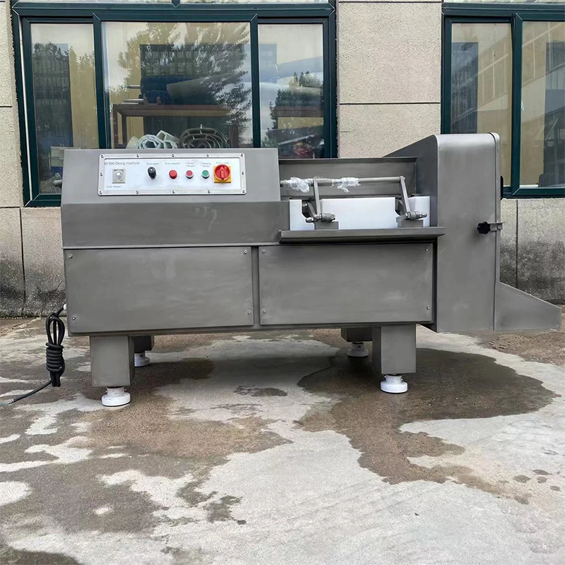 Industrial Fresh Meat Cutting Machines Fish Pork Beef Vegetable Strip Frozen Meat Cutter Chopper Cooked Meat Dicer Customized