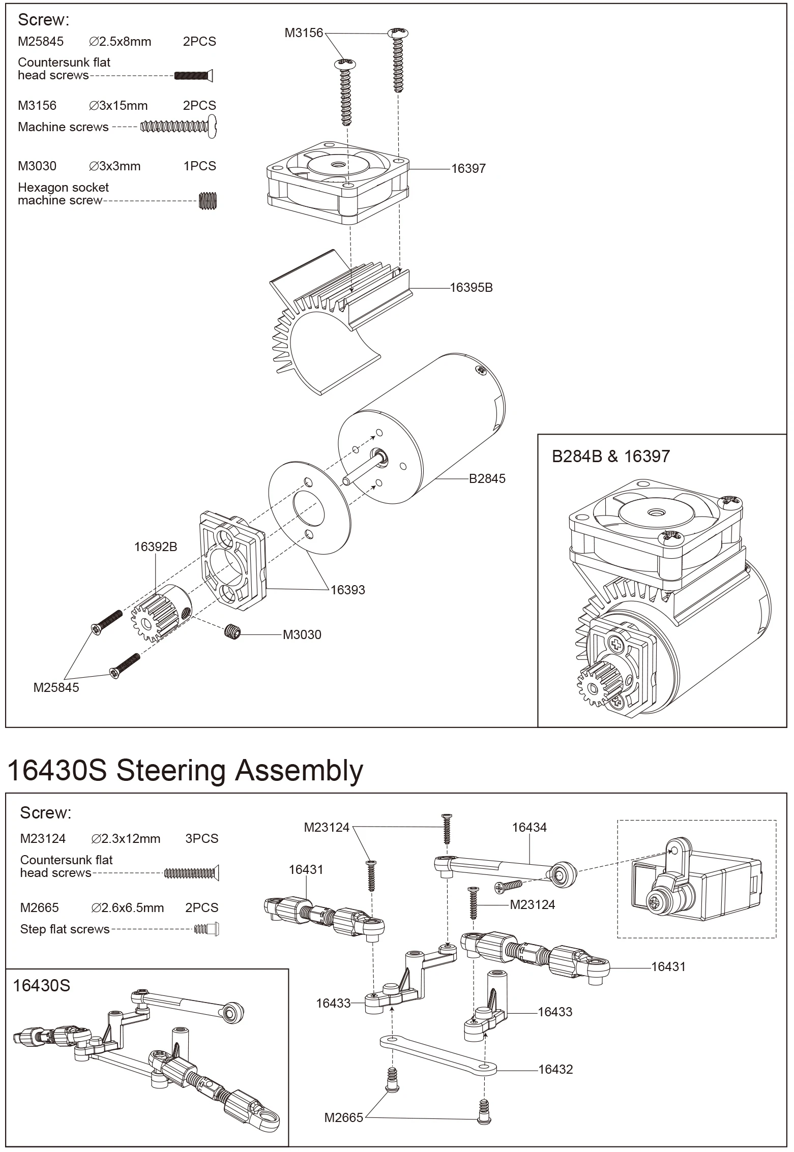 Original-Ersatzteile für MJX Hyper Go H16H H16E H16P 16207 16208 16209 16210 RC Autozubehör – Detail 19