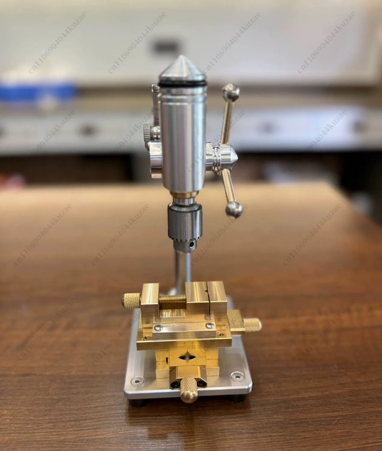 High-Precision Mini Bench Drill, Micro Drilling Press for Clock Maintenance