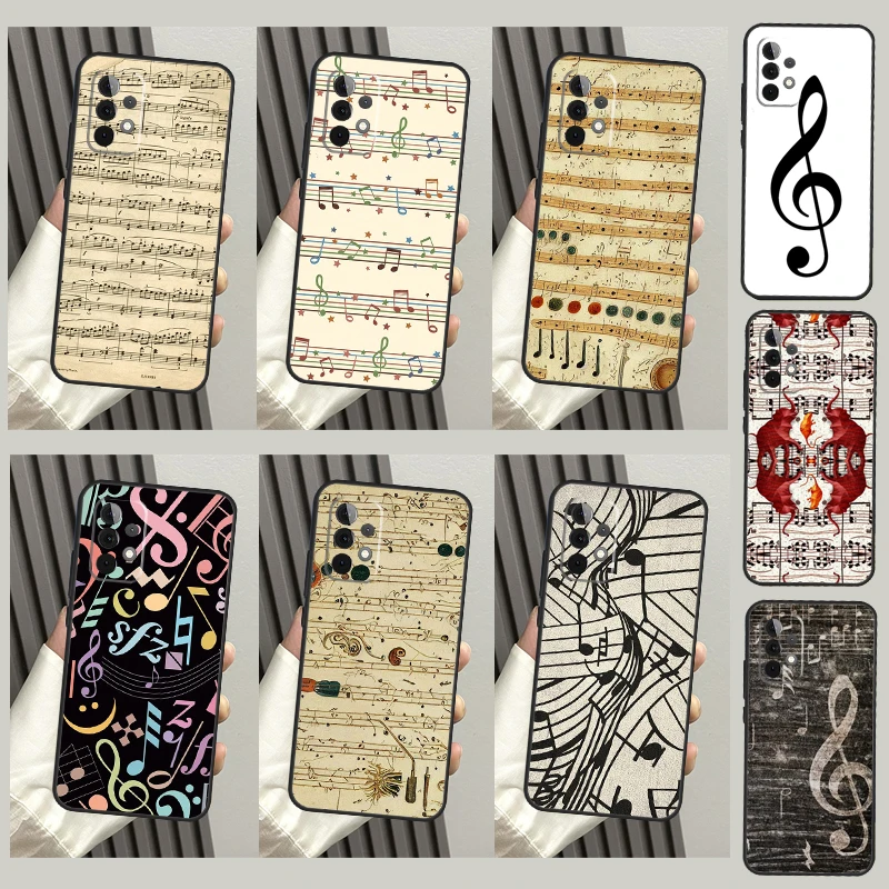 Etui na nuty Samsung Galaxy A54 A34 A52 A21S A12 A22 A32 A14 A13 A23 A33 A53 A73 A51 A71 etui