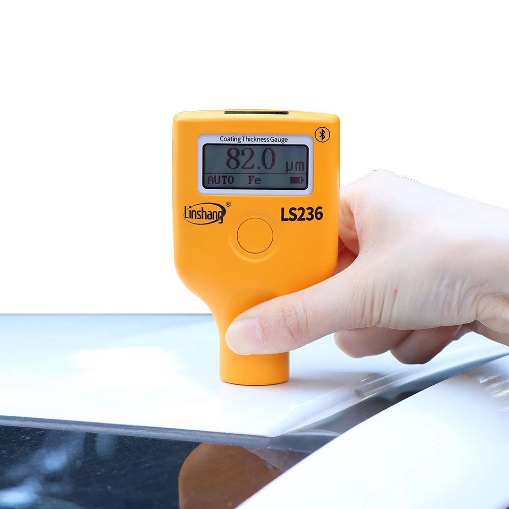 RTS LS236 Fe/Al Anti-low Temp Car Paint Thickness Tester Dual Screen Detector Auto Lacquer Coating Paint Thickness Gauge