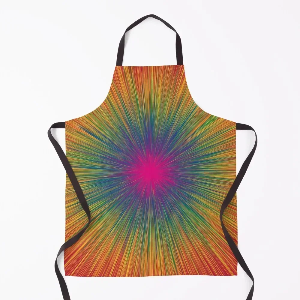 

Rainbow Explosion Apron cooks clothes Sexy Things For The Home Men kitchen Apron