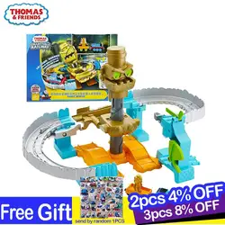 Original Thomas & Friends the Mini Train Alloy Manual Exploration Space Robot Railway Track Boy Gift Model Car Toys For Children