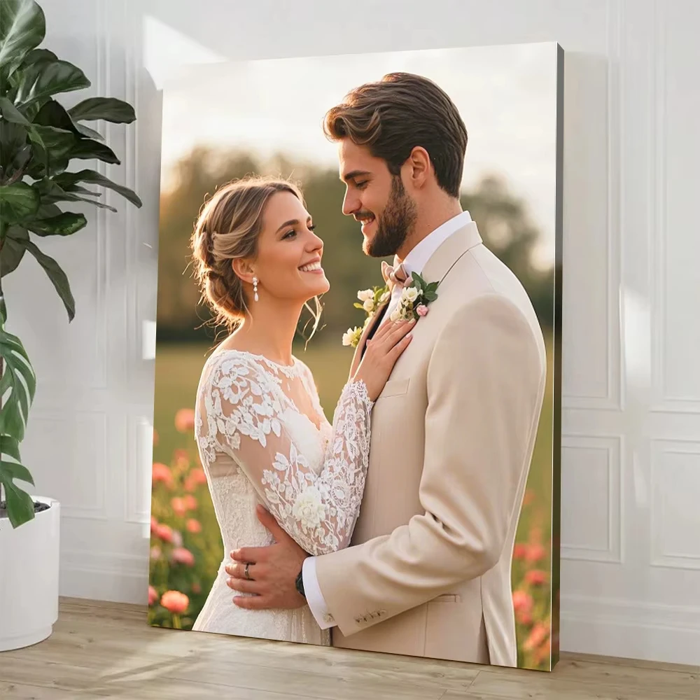 Personalized Custom Wall Art Canvas Prints Photo Custom Poster For Family Life Pets Birthdays Weddings Scenery Home Decor Gifts