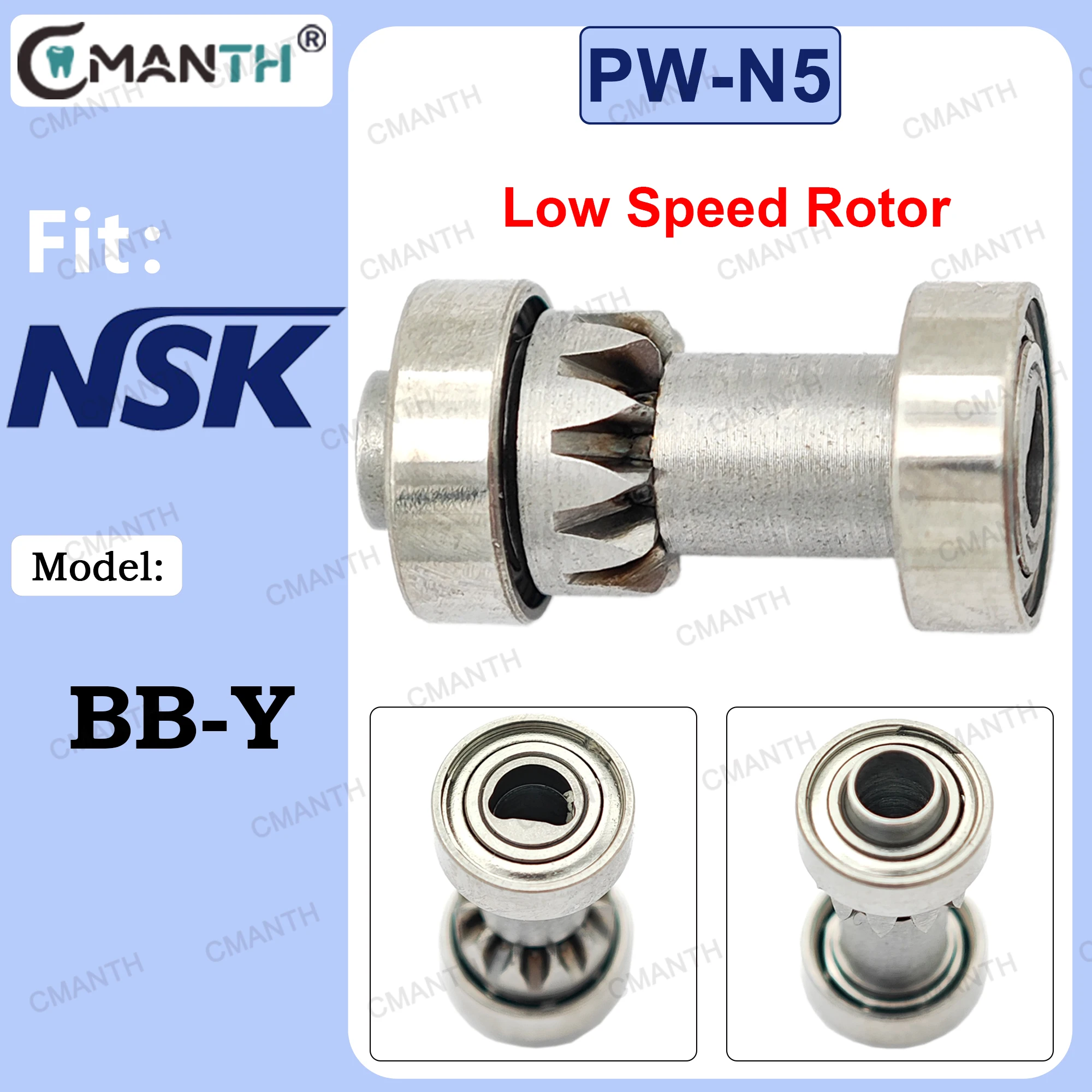 Slow Speed Dental Cartridge Rotor Fit NSK BB-Y Contra Angle Handpiece Dentistry Spare Parts Accessories