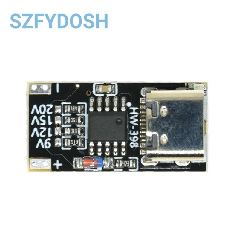 USB-C PD Trigger Board Module PD/QC Decoy Board Fast Charge USB Type-c to 9V 12V 15V 20V High Speed Charger Power Delivery