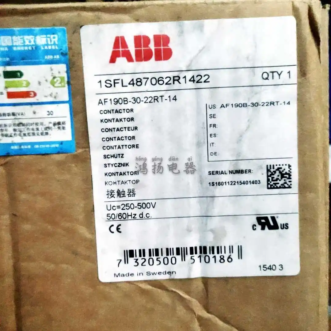 ABB AF190B-30RT AF190B-30-22RT-14 250-500V