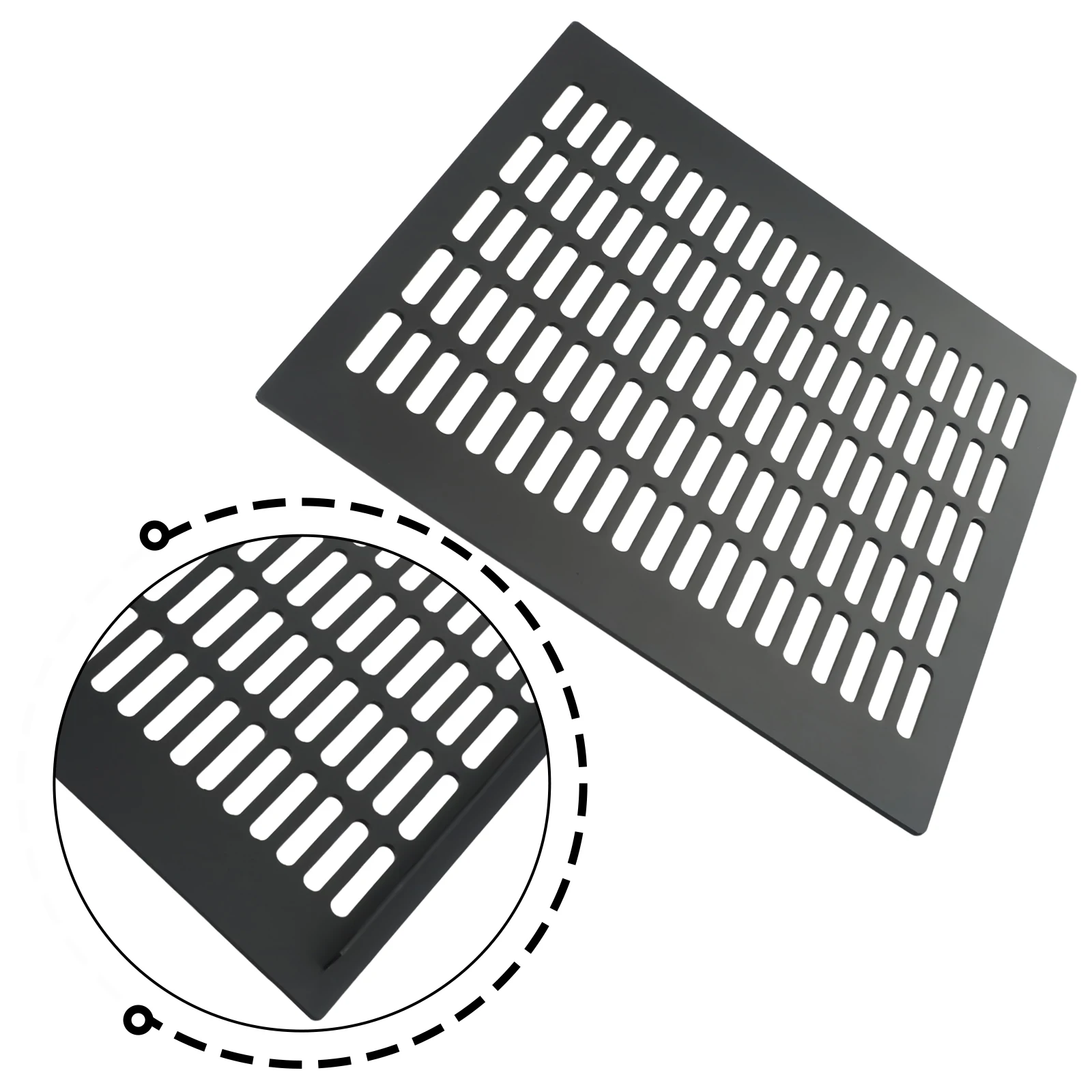 Practical Ventilation Grille Exhaust Mesh Breathable Mesh Louvered Wardrobe Air Conditioning Ventilation Holes