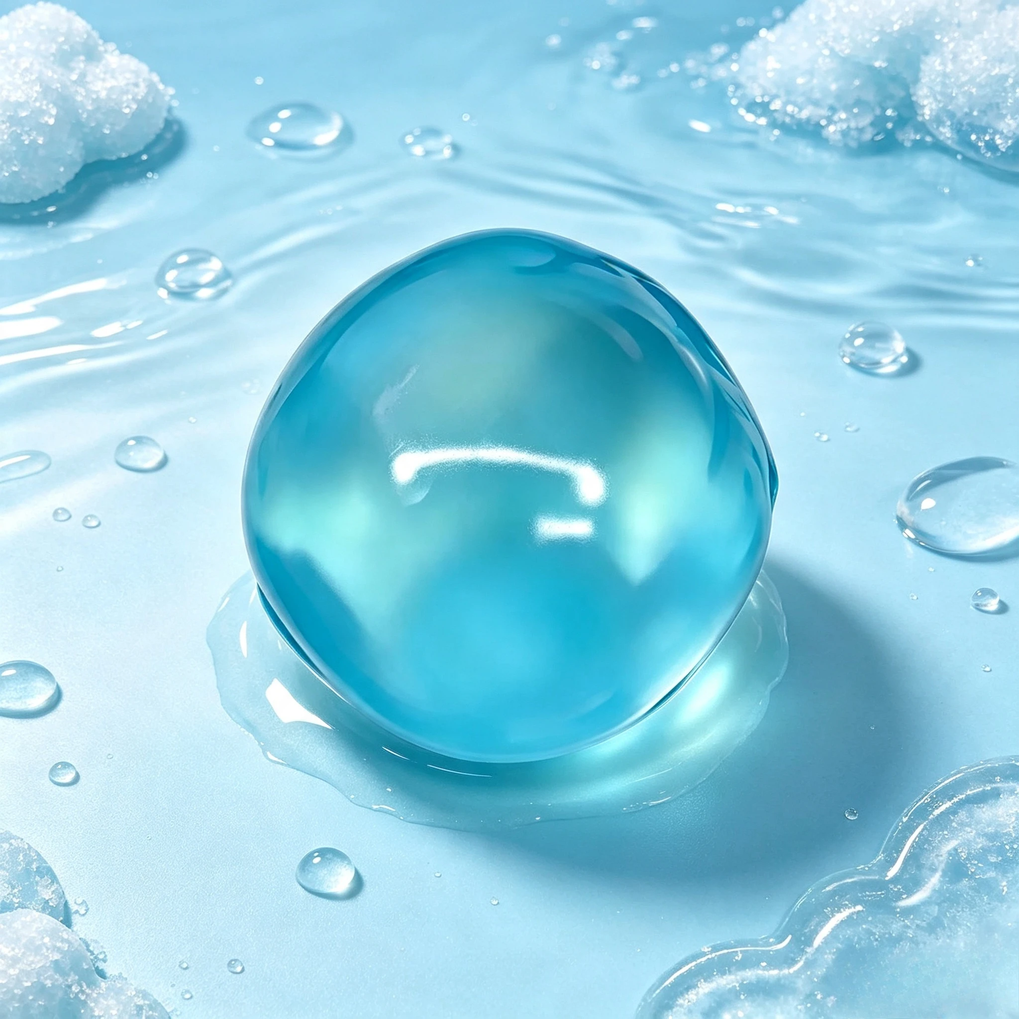The new coconut oil pinch music translucent Vaseline feels good, decompression ball can be shaped and does not rebound toy