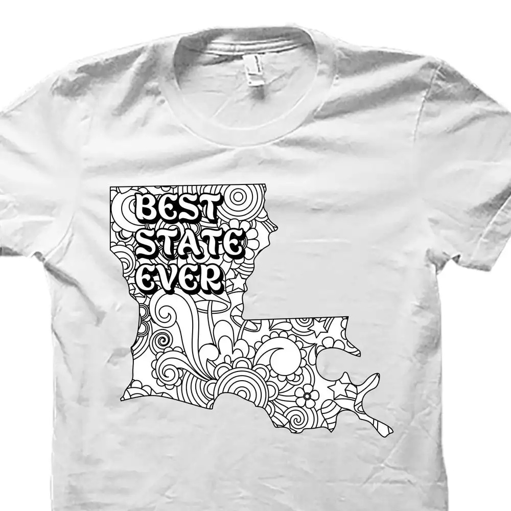 Футболка «Луизиана», милая, Состояние Нового Орлеана