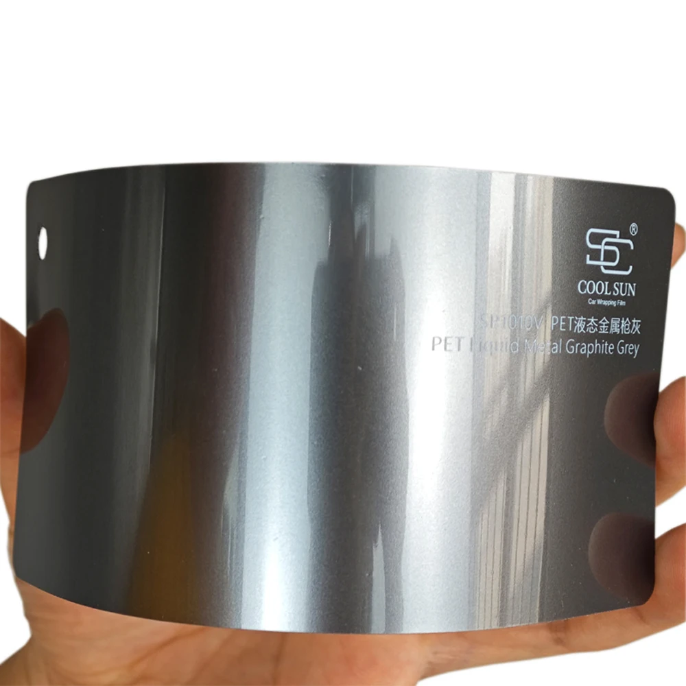 

Глянцевая пленка COOL SUN, серая металлик, виниловая пленка для автомобиля, для полной обертки кузова автомобиля, изменение цвета