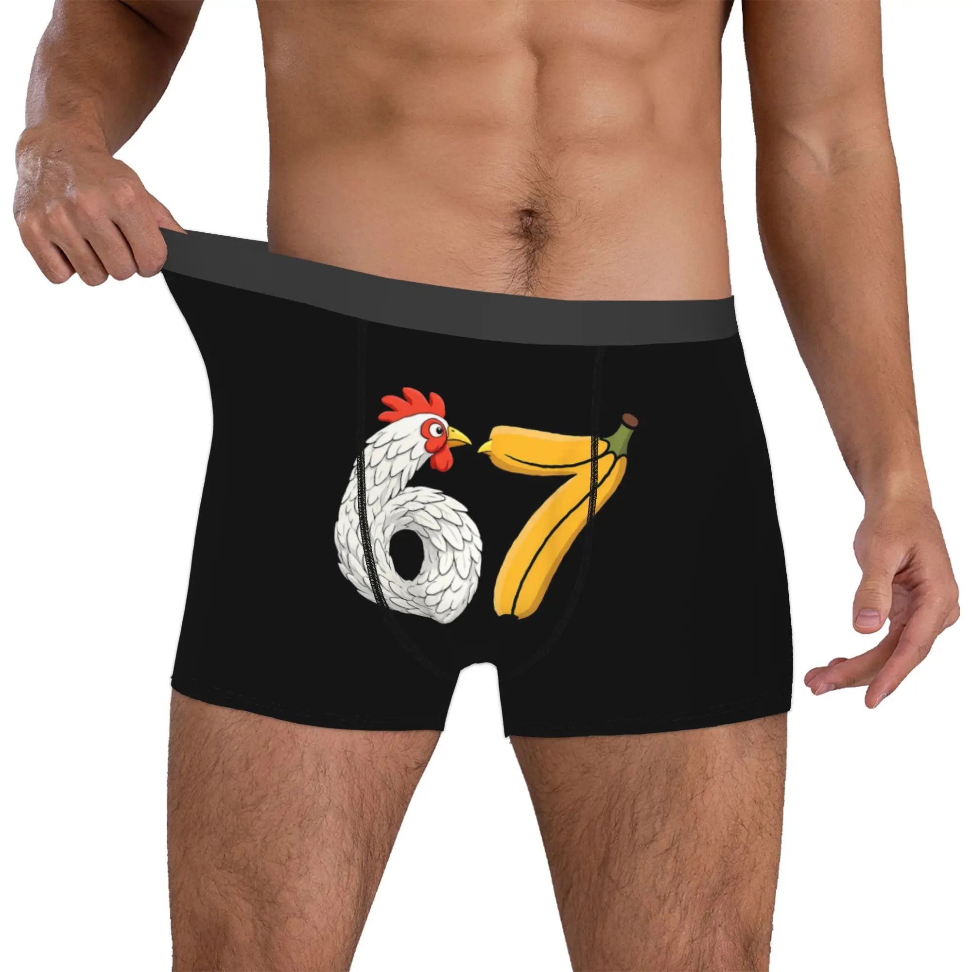 

Custom Funny Sixty Seven Boxer Shorts For Homme 3D Print Underwear Panties Briefs Stretch Underpants