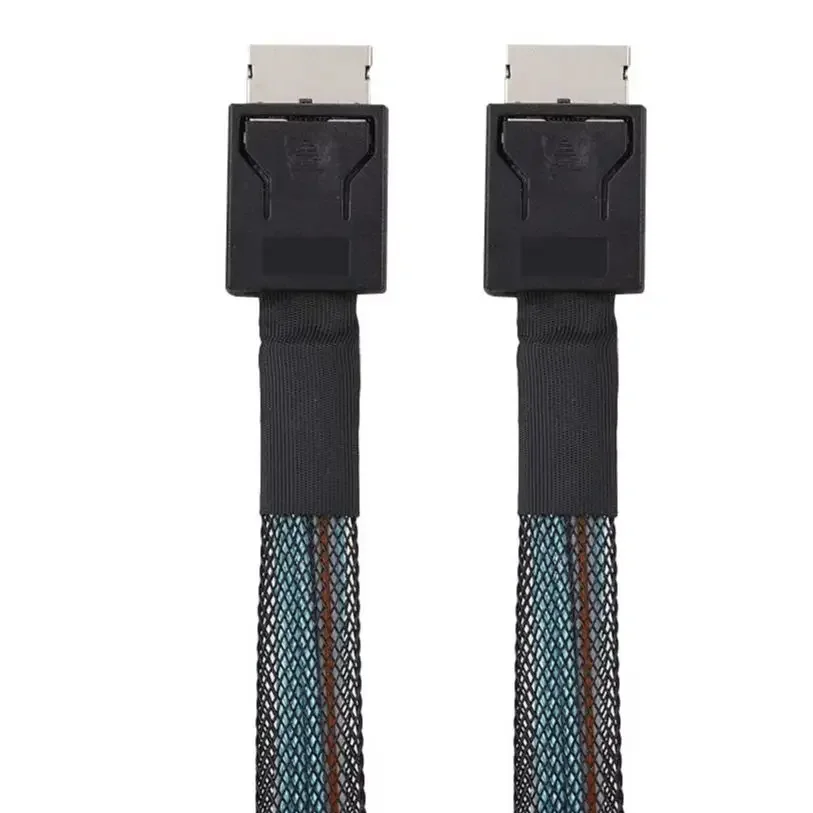 OCuLink SFF-8611 to OCuLink PCIe PCI-Express 4i High Speed Data Active Extending Cable 50cm for SSD Connectivity