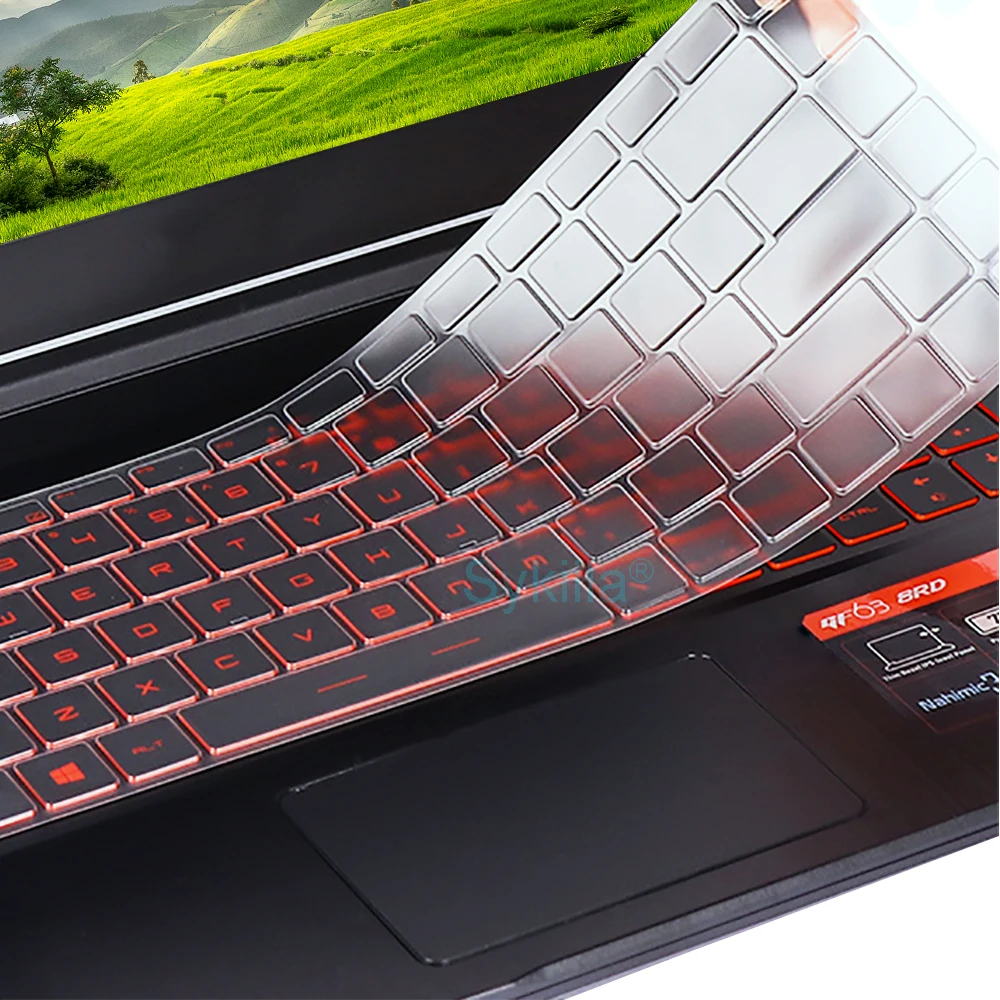 Keyboard Cover for MSI GS66 Stealth 15M Raider GE66 Vector GP66 Leopard Delta 15 Silicone Laptop Protector Skin Case Accessory