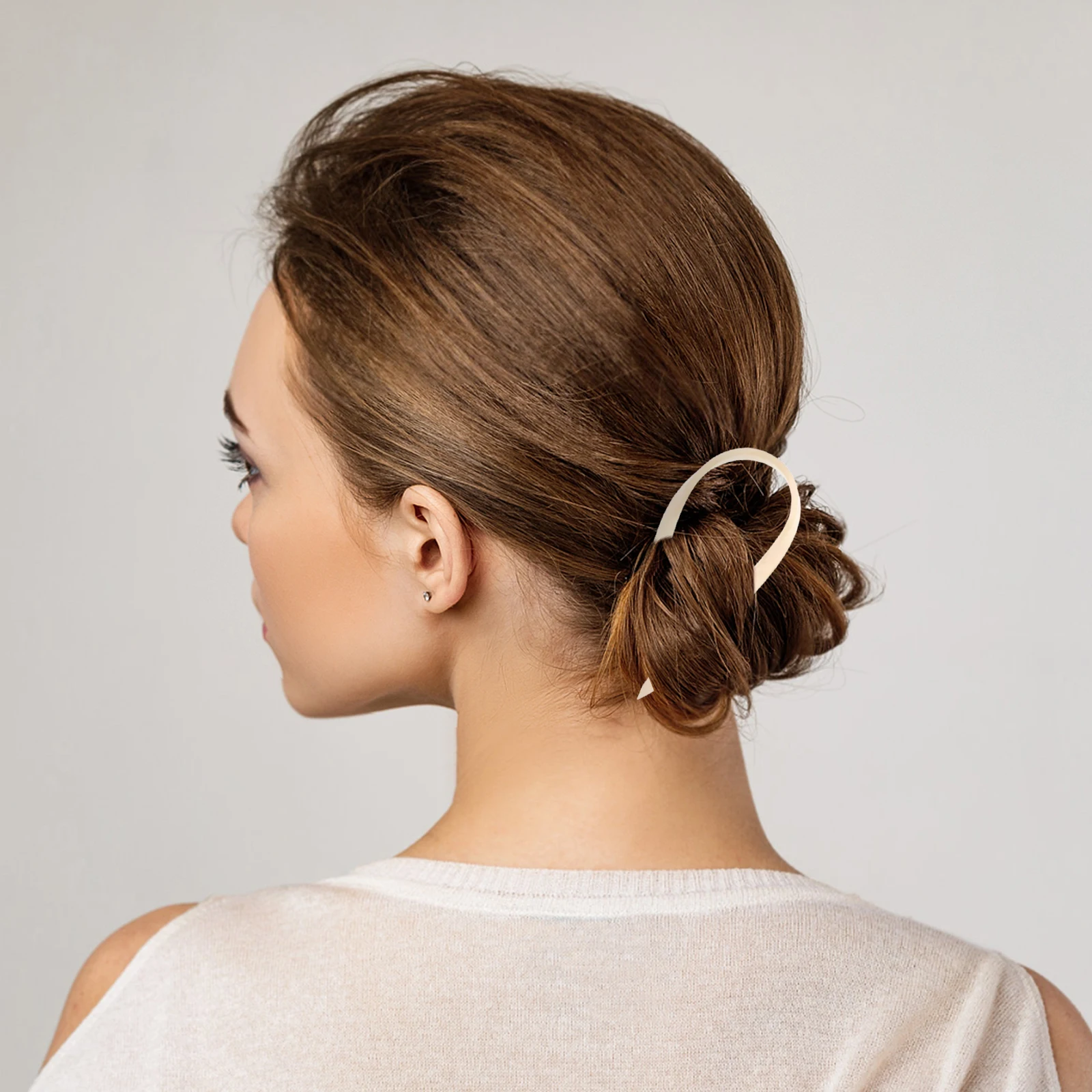 

4pcs U Shape Pins Elegant Acetate Bun Styling Tools For Women French Hairpins Wedding Party Accessories Decorative Ornament Hair