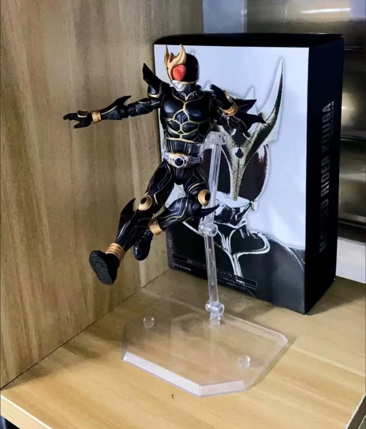 SHF Kamen Rider Ultimate Kuuga Anime Joint Mobility Action Figure PVC Kinderspeelgoed Pop Collectie Cadeau Ornament Handgemaakt Model