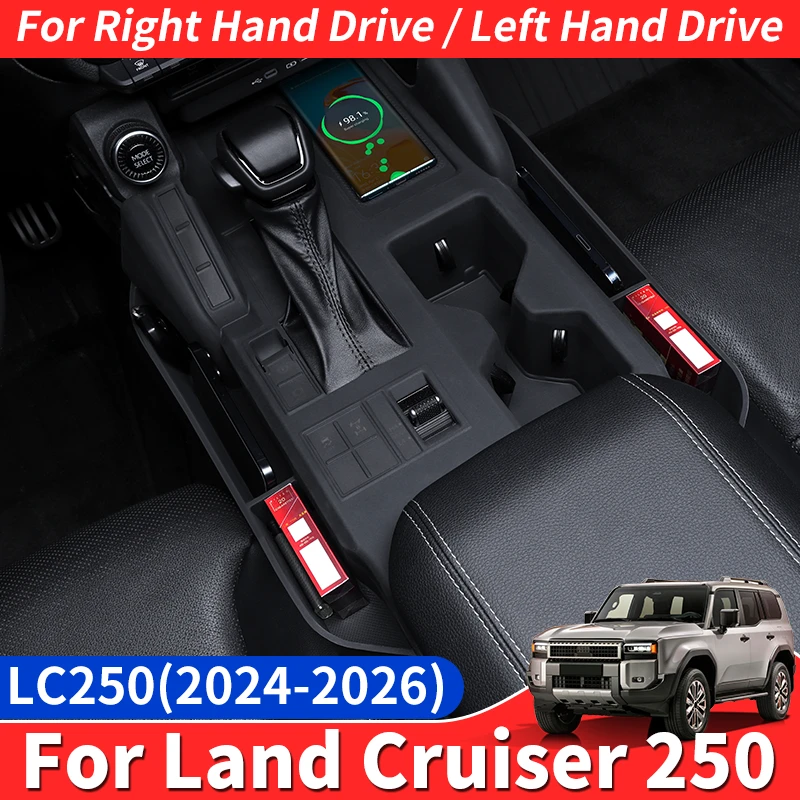 

For Toyota Land Cruiser Prado LC250 250 J250 2024-2026 Center Console Silicone Cover Anti-Scratch Anti-Dust Perfect Fit Interior