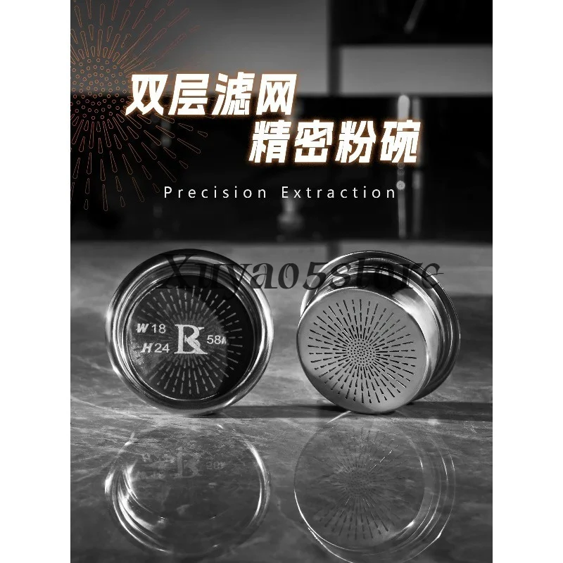 Semi-Automatic Coffee Machine - 58mm Filter Basket, Precise Extraction for Espresso