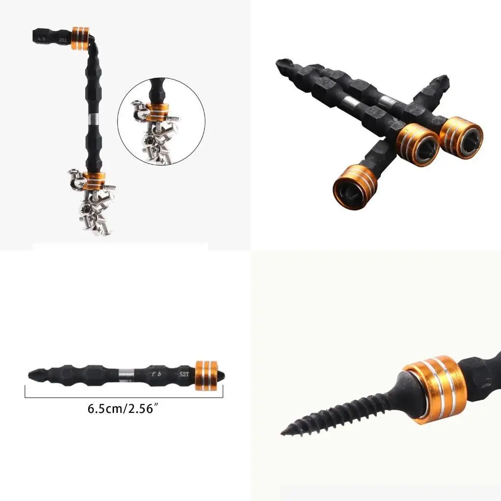 

G6KF 10 Pieces PH2 Screwdriver Bits Collar Design Double