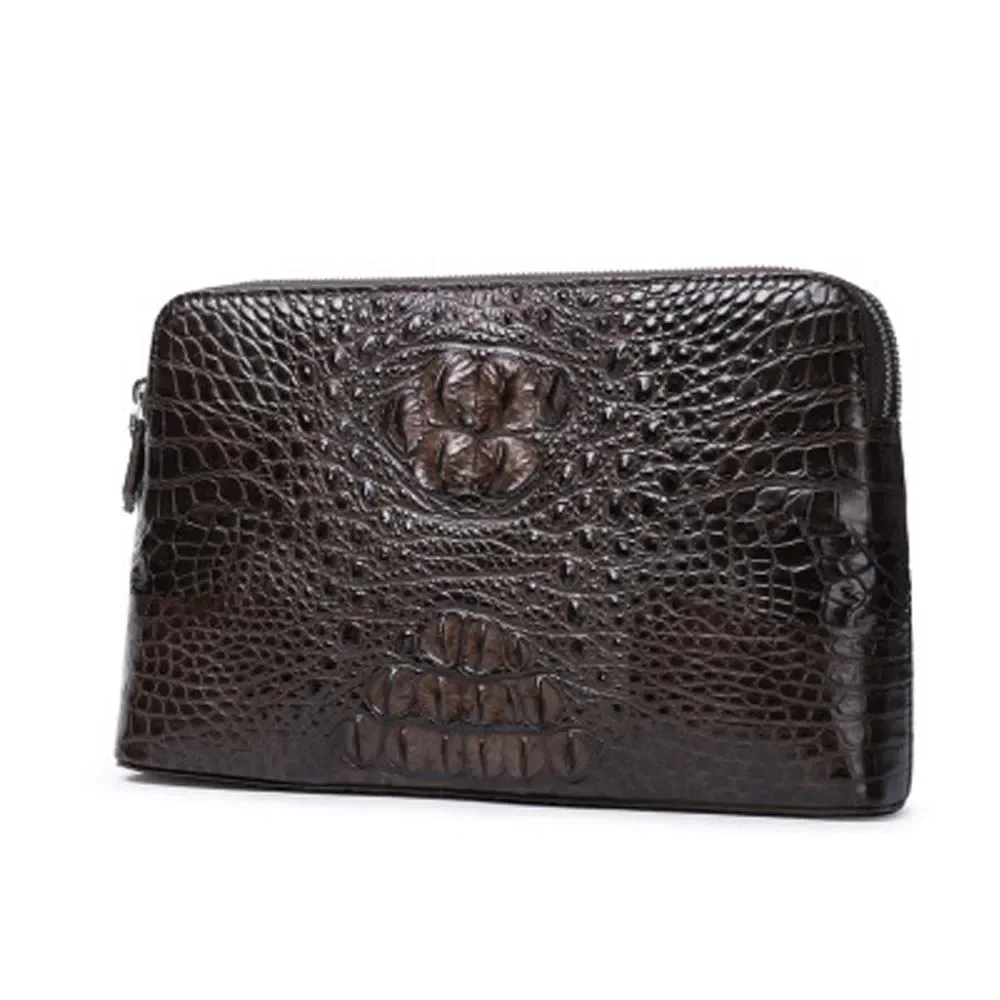 xingmengda male  Hand bagnew  crocodile leather  large capacity  business  Combination lock  male  Hand caught men clutch bag