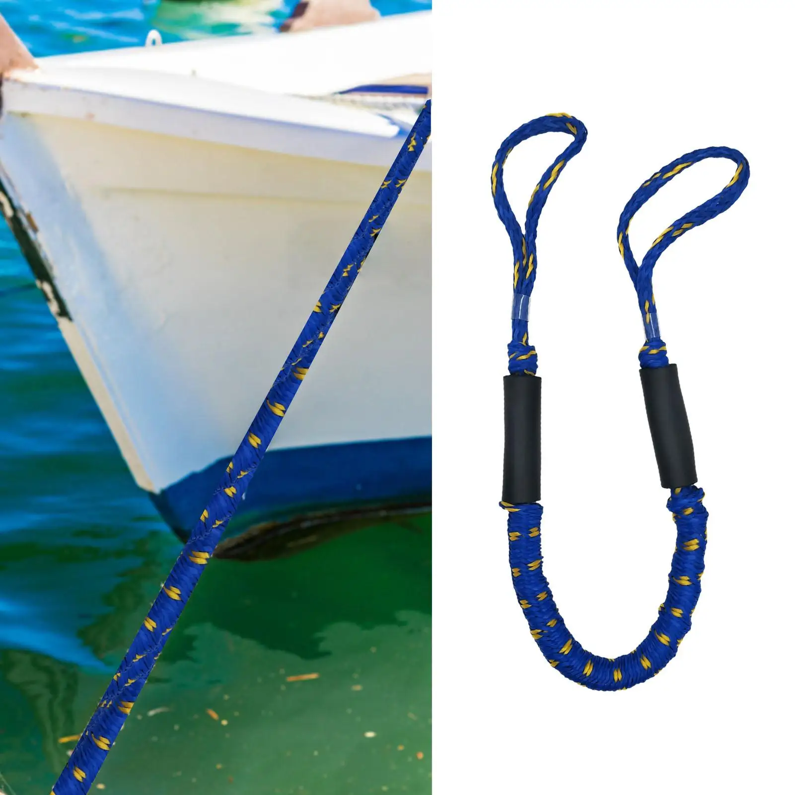 

Швартовочный канат BungeeDock, швартовочный канат для лодки, реактивный лыжный канат, высокоэластичный крепежный канат, аксессуары для лодок