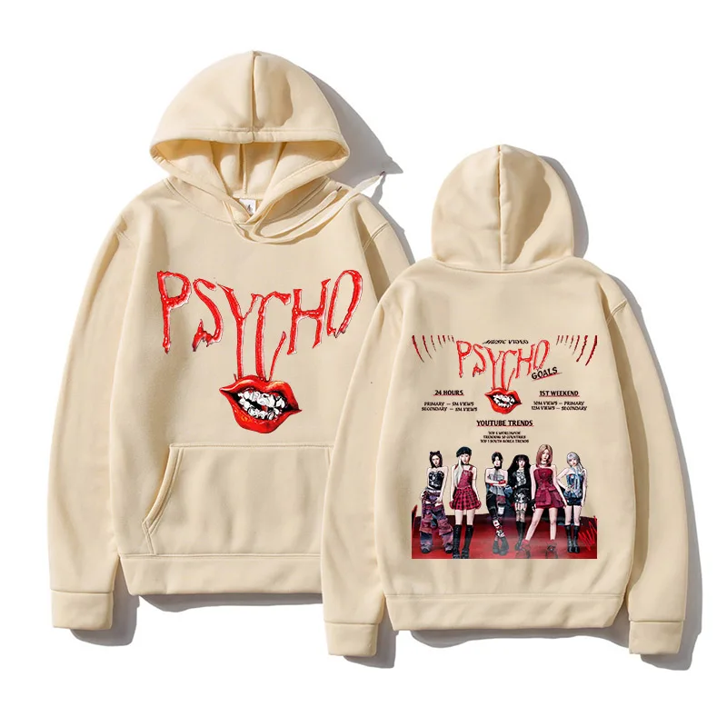 2026 BABYMONSTER PSYCHO Tour Hoodies Men Women Casual Pullover