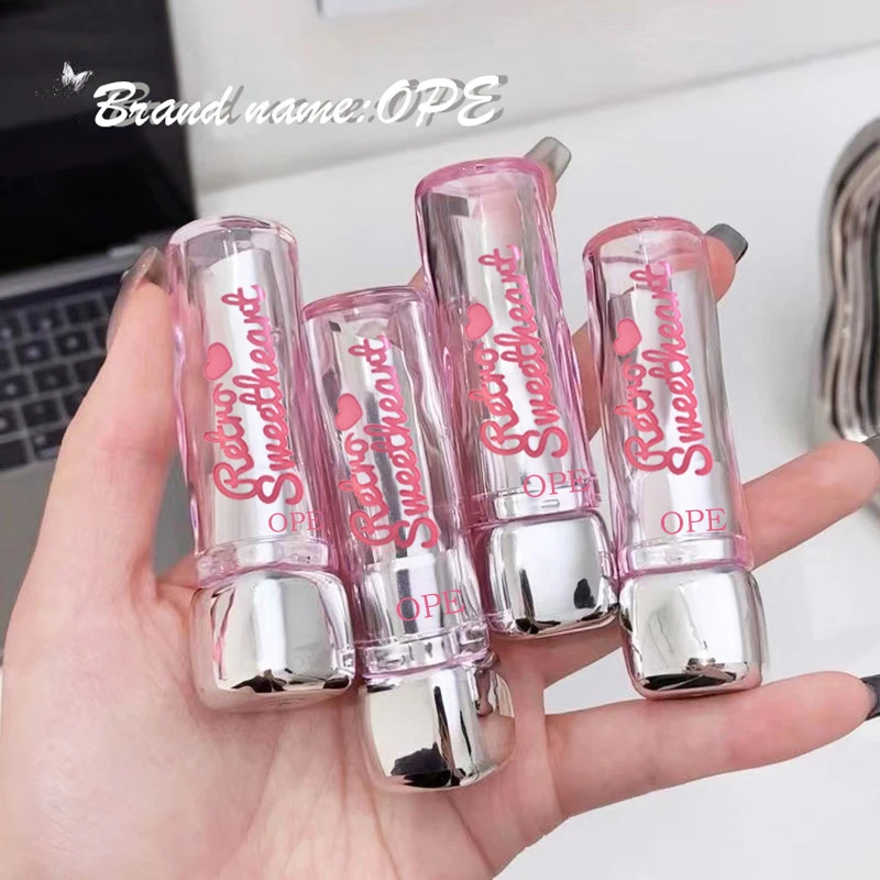 Mirror Water Lip Gloss Lip Glaze Silver Tube Glass Lip Oil Waterproof Lasting Liquid Lipstick Sensation Beauty Makeup Lipstick