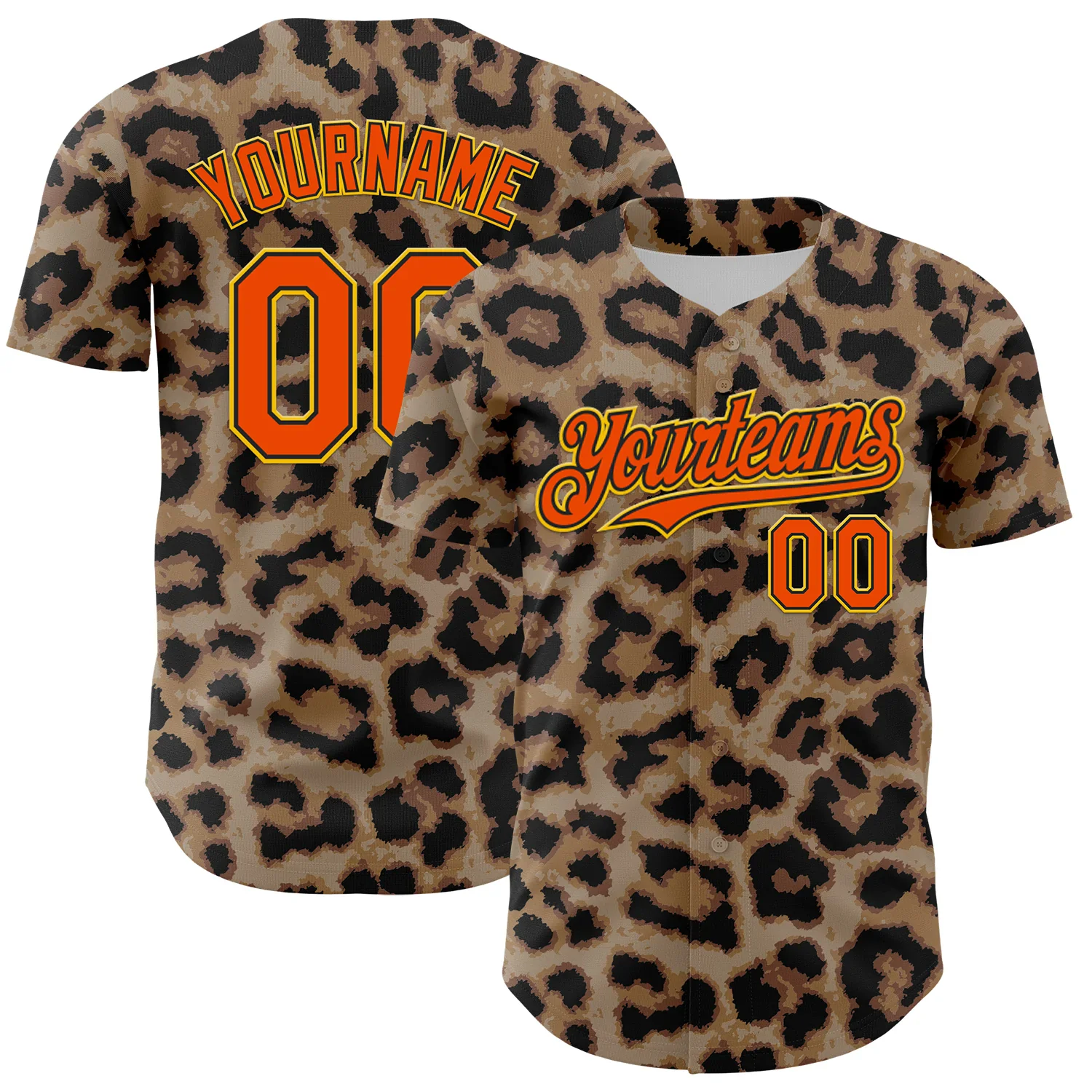 PLstar Cosmos baseball jersey, customizable with name, snake print, leopard print, 3D printed design, hip-hop style.-2