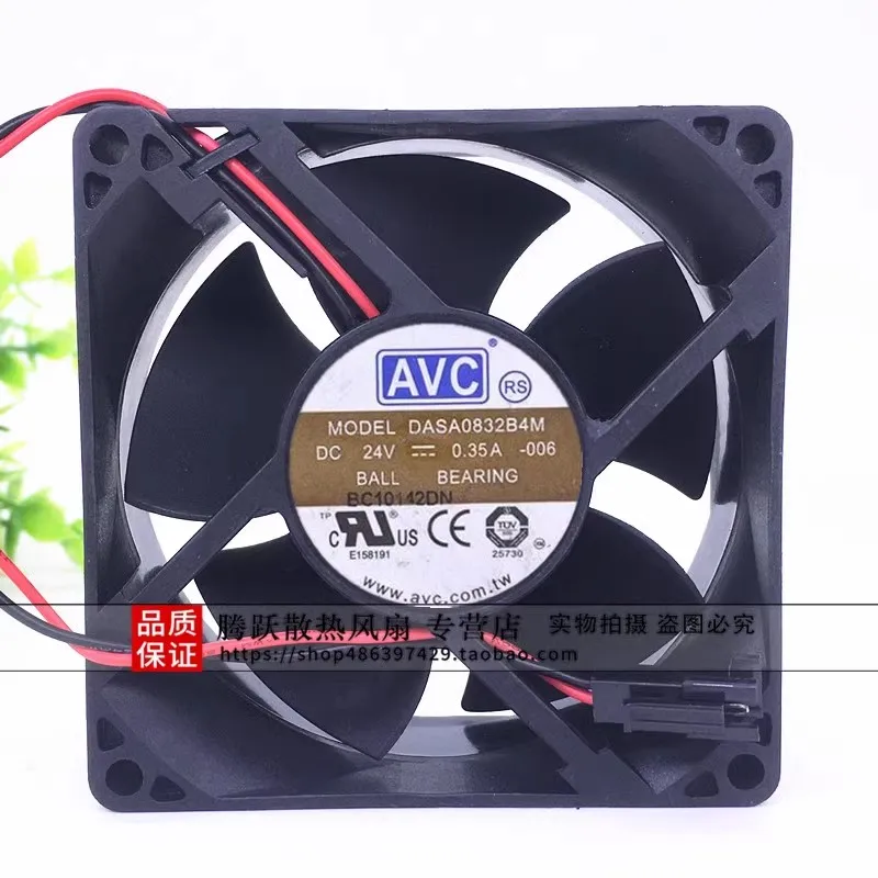 

Original Cooler Fan for AVC DASA0832B4M 24V 0.35A 8CM 8032 Dual Ball Frequency Converter Cooling Fan 80*80*32MM