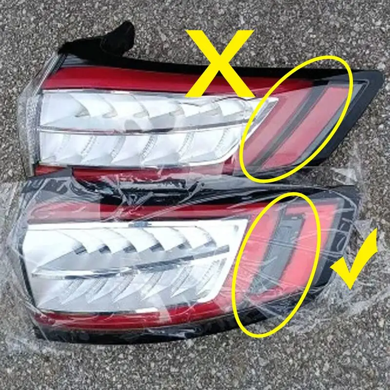 Car LED Tail Light assembly For Ford Edge 2015 2016 2017 2018 Brake Warning Lamp Housing Rear Lamp Assembly Taillight Cover