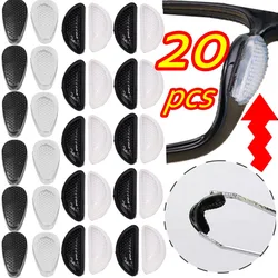 Non-Slip Eyeglasses Nose Pads Silicone Transparent Glasses Airbag Cushioning Nasal Supports Invisible Self-adhesive Nose-holder