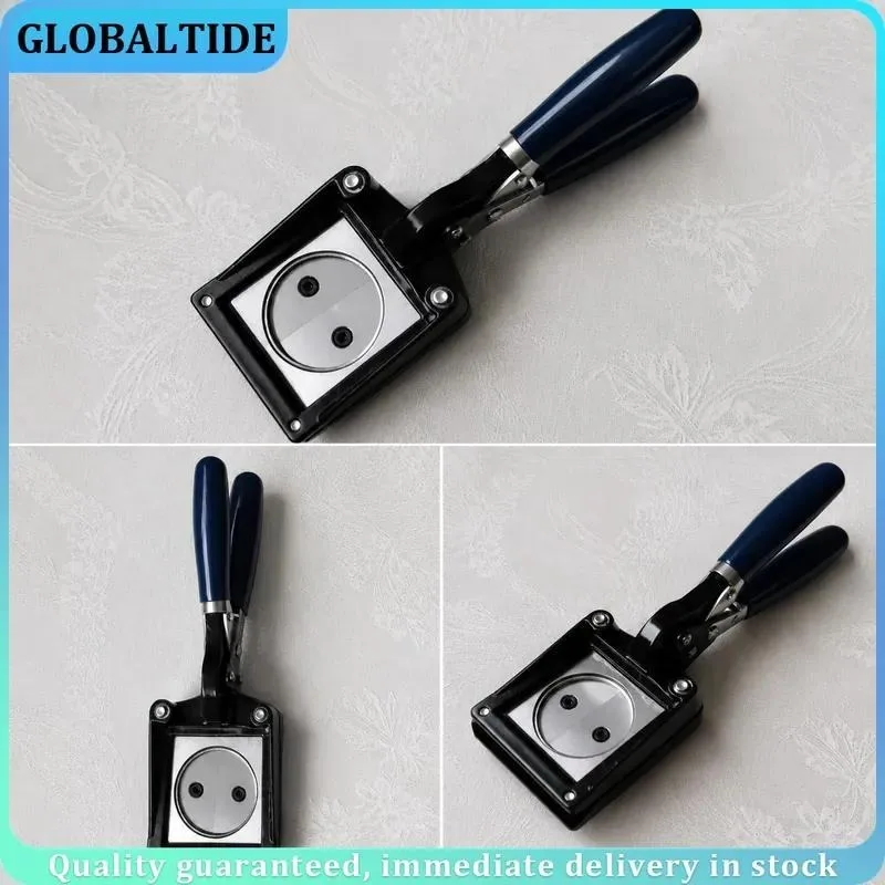 Manual Round Paper Graphic Punch Die Cutter 25mm 32mm 35mm 38mm 44mm 48mm Hand Held Hole Puncher for Button Maker Badge Craft