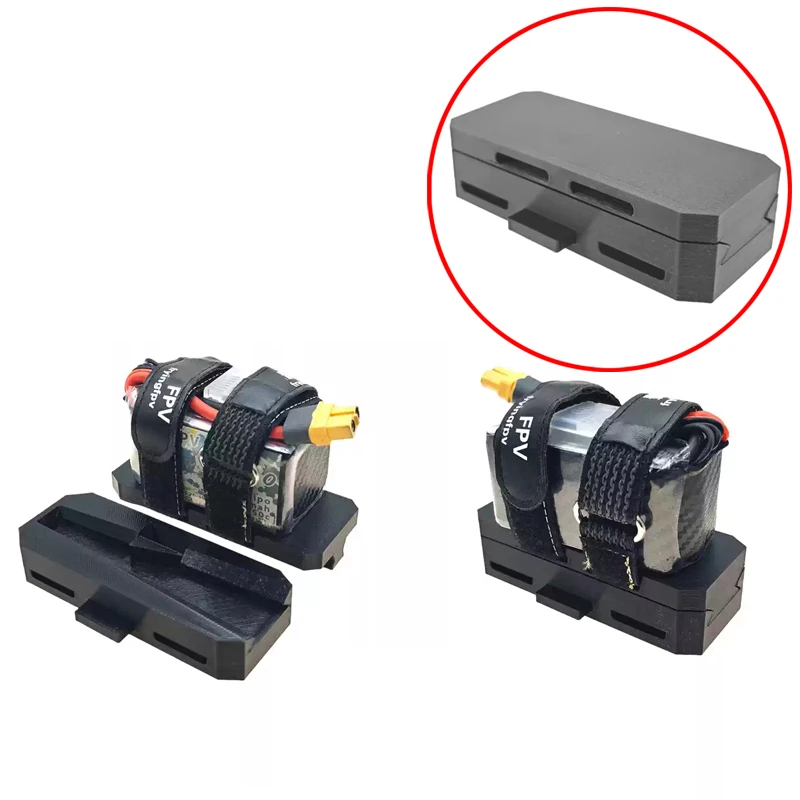 1Set For 5inch FPV Drone Quick Release Battery Swap Plate Fast Change Mount Base Battery Replacement Modification Accessories