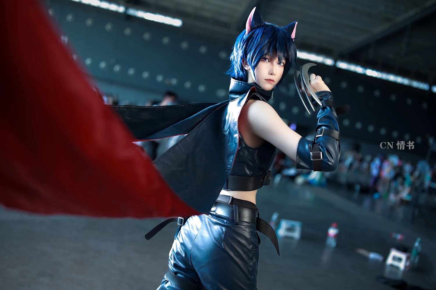 Nuevo disfraz de Cosplay Tsukiyomi Ikuto, cómic de juego de rol de Navidad y Halloween, personalizado, Mooyiyi, nueva garra de espuma EVA única gratis