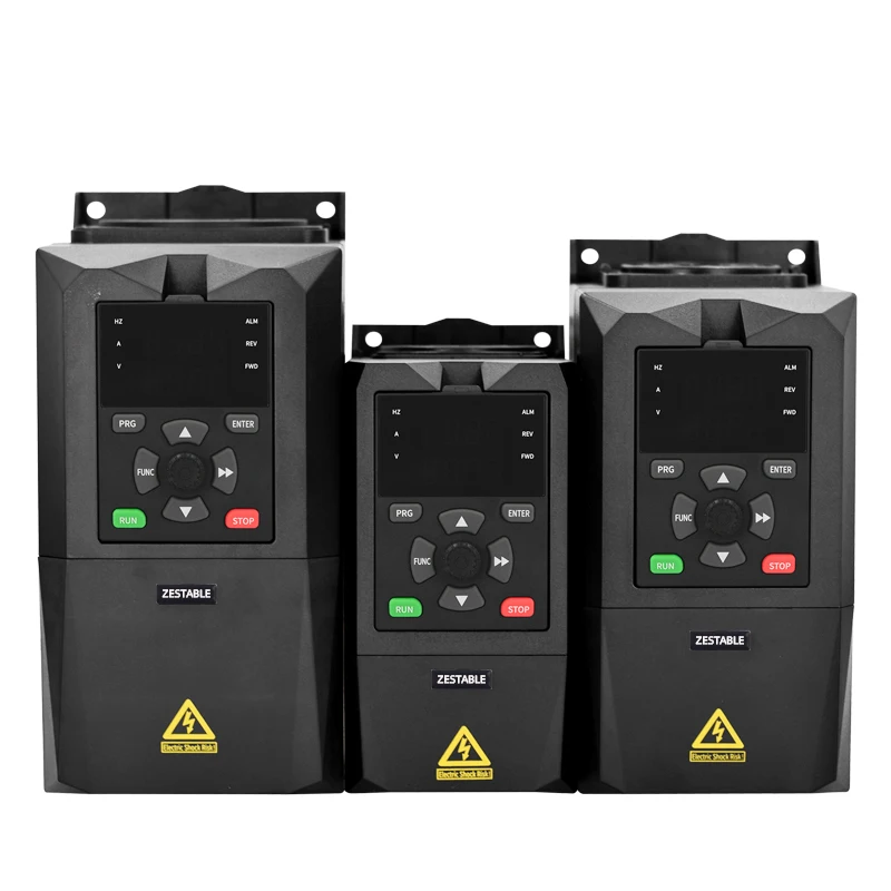 Solar VFD Inverter DC200-400V Input  0.75/1.5/2.2/3.0KW Variable Frequency Drive Converter for 3Phase 220V Motor Speed Control