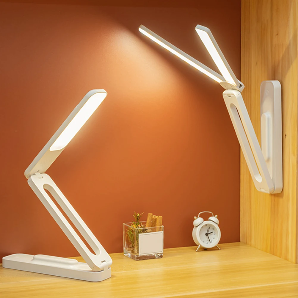 

Portable Eye Protection Lamp Desk Light Reading Small Usb Desktop Lamps Home Plastic Bedside Rechargeable Book Lightweight
