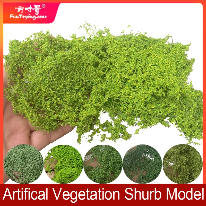 Mesh Filamentous Tree Powder Model vegetazione Leaf Powder Fine Particle Train Army Sand Table Model Scene Making materiale fai da te