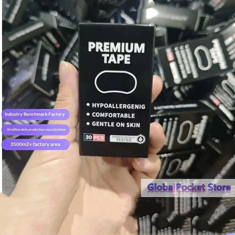 [TG823]30Pcs Pcs Mouth Tape Sleeping Aid Anti Snoring,Best Breathing Nasal Strips Improved Sleep Snoring Relief Mouth Close Tape