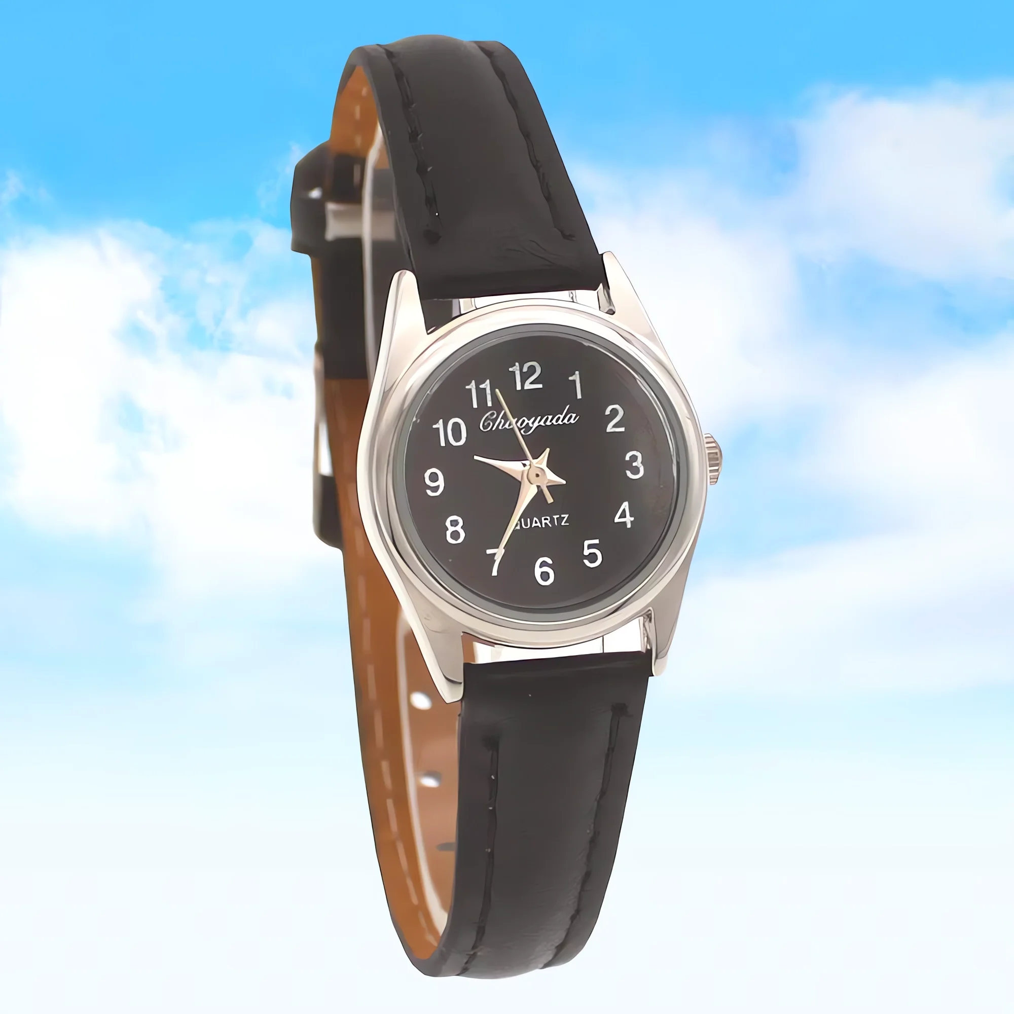 Fashion Quartz Leather Watch for Students - Unisex Wristwatch for Boys Girls And Women - Stylish Kids Timepiece