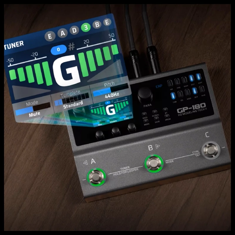 Digital Multi-effects Processor with 6-in/4-out Audio Interface Functionality for