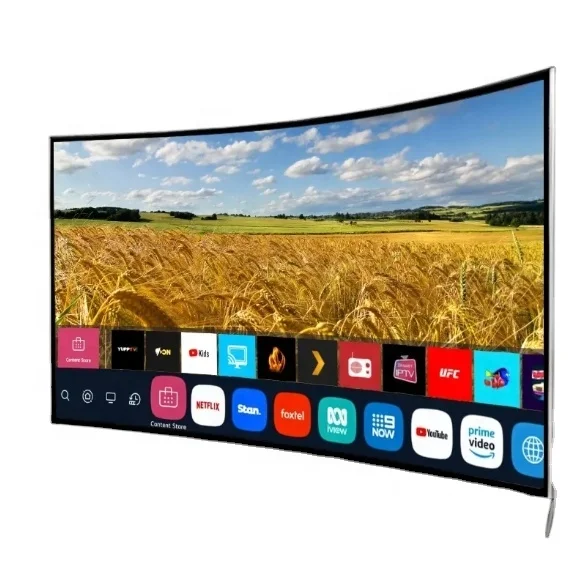 4K Curved Screen TV Television 65 Inch UHD Android Smart TV  50 55 60 65 Inch Digital LED  TV Set