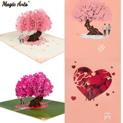 Gay Lesbian Pop Up Card for Same-sex Couple Anniversary Valentine's Day Wedding Gift