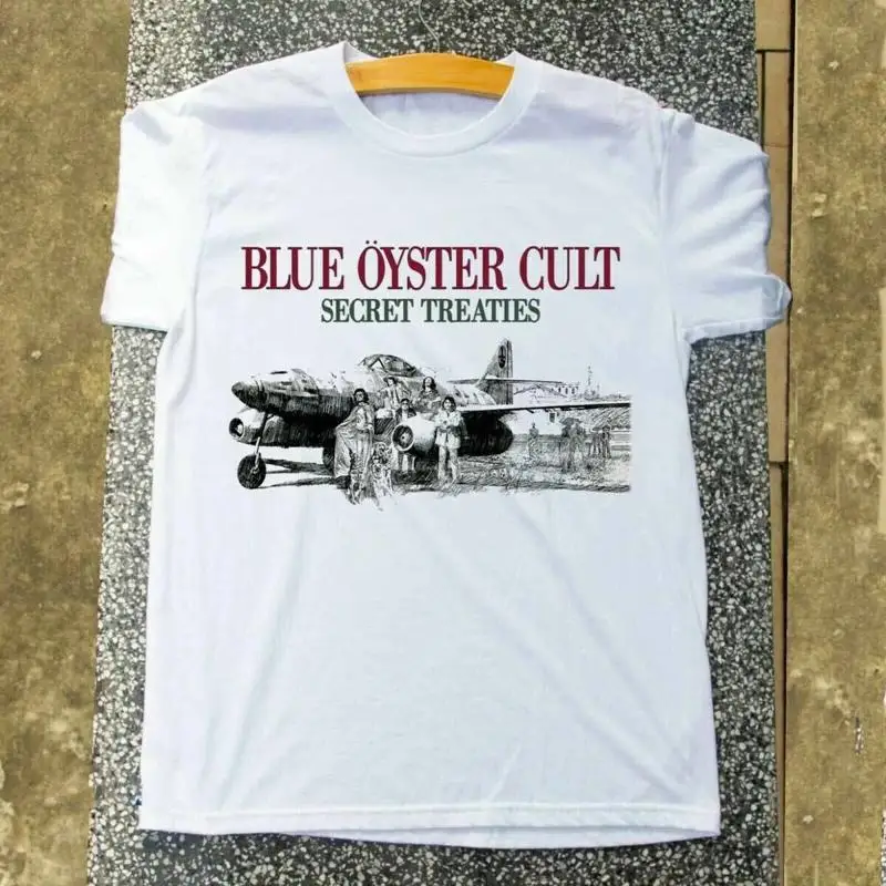 Blue Oyster Cult Secret Treaties Album T Shirt White S 5XL