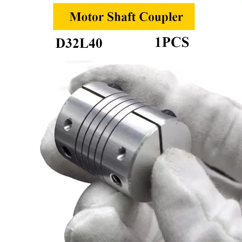 D32L40 Aluminum Flexible Coupling  6mm 6.35mm 7mm 8mm 9.5mm 10mm Coupler for Stepper Motor CNC 3D Printer for Duys D Cut Shaft
