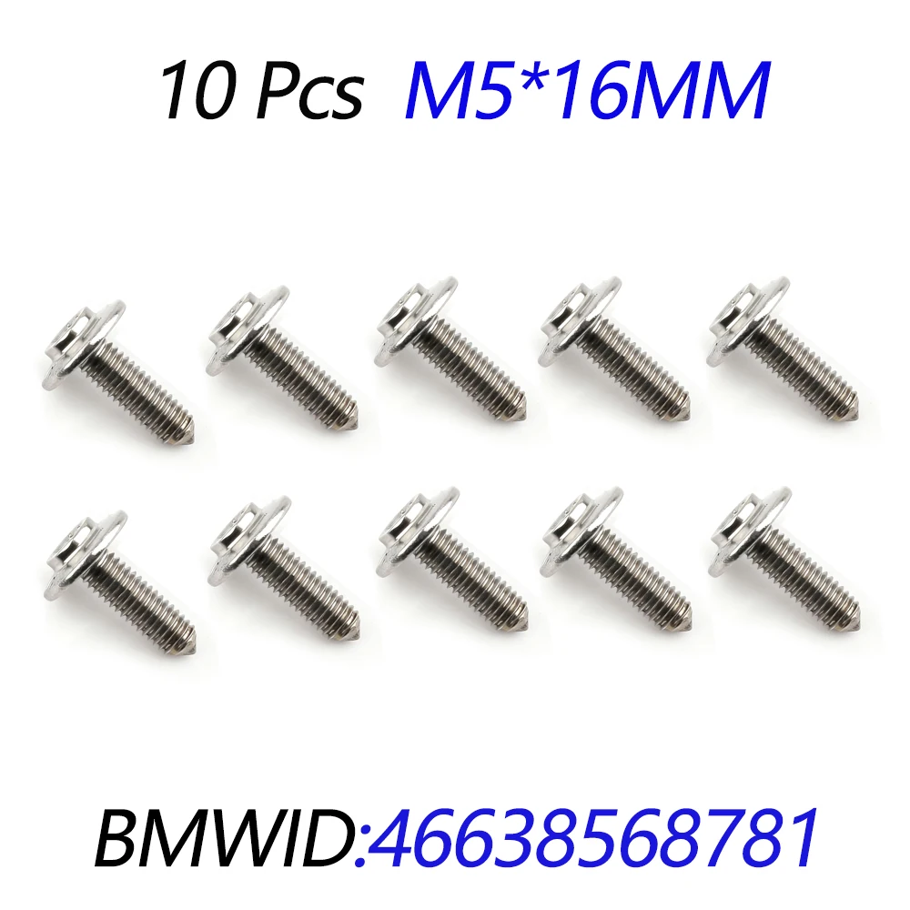 Verkleidungs-Edelstahlschrauben für BMW R1200GS R1250GS R1300GS F900GS Adventure R1200RT S1000XR S1000RR/R F900R F900XR F850GS