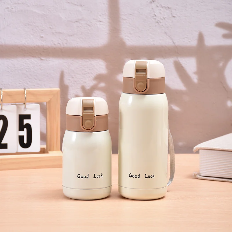 

1PC 200ml/360ml Mini Thermos Cup Pocket Cup Stainless Steel Thermal Coffee Mug Vacuum Flask Insulated Hot Water Bottle Kids Gift