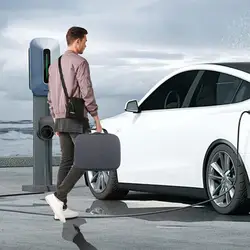 Per Tesla CCS1 J1772 custodia per adattatore per caricabatterie comoda custodia da viaggio in EVA per accessori per auto di ricarica elettrica Waterproo S6I4