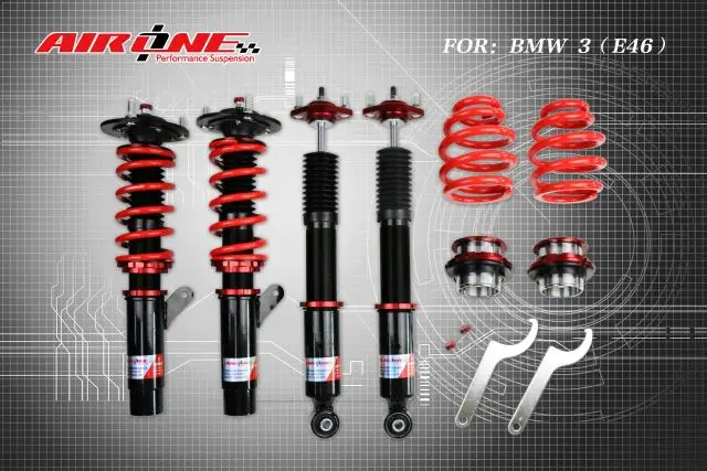 Picture 3: Monotube Shock Absorber Coilover Suspension for BMW E36 E46 E30
